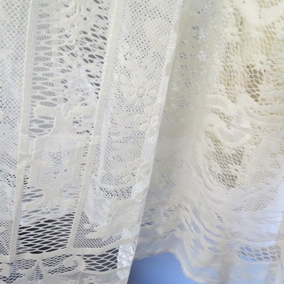 FRANKIE'S MELBOURNE - bohemian - ivory lace full length lace skirt - siz… - Picture 4 of 6